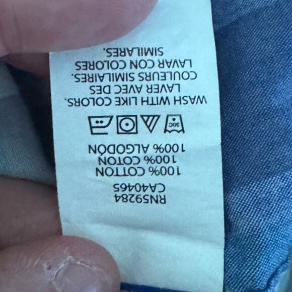 The Children's Place Boys Button-Up Shirt 5/6 Blue Gray Plaid Long Sleeve Cotton - Picture 15 of 15